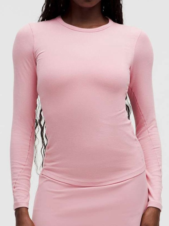Tops - Lululemon Hold Tight long sleeve Pink Tide 4